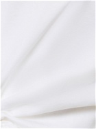 RABANNE Logo Cotton Crop T-shirt with Ring