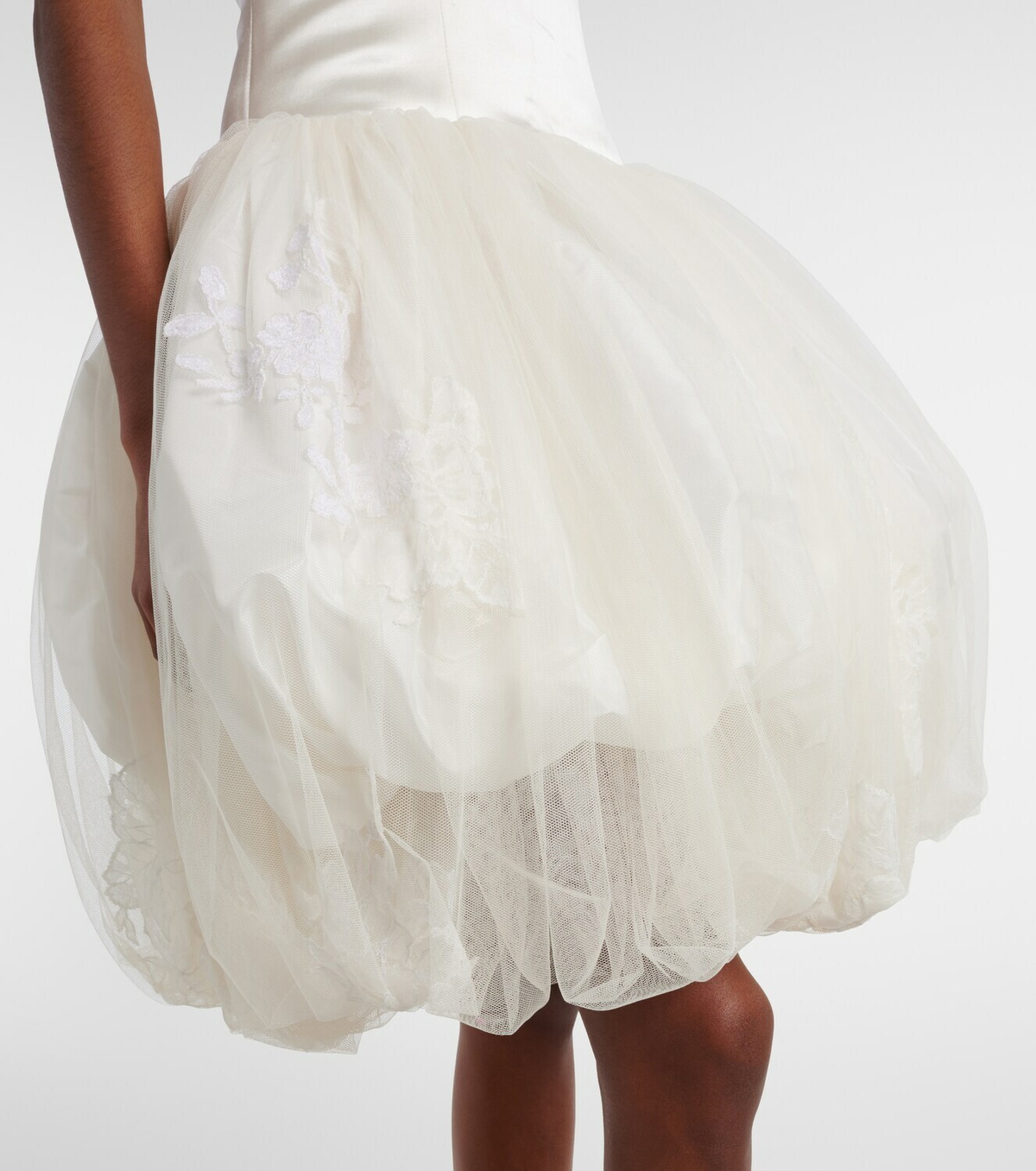 Danielle Frankel Bridal Sadie wool and silk corset dress