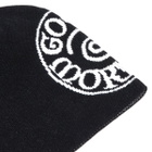 Good Morning Tapes Men's Spiral Beanie in Black 