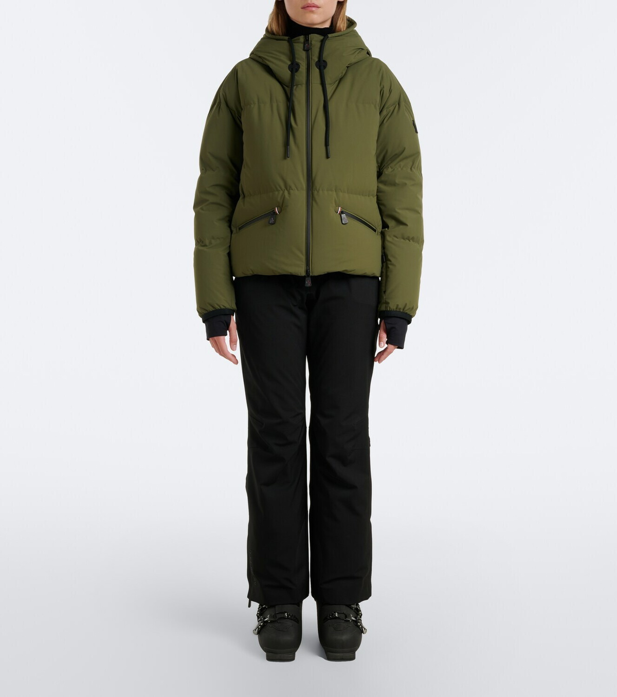 Moncler Grenoble Hooded down ski jacket