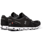 On - Cloud Rubber-Trimmed Mesh Running Sneakers - Black