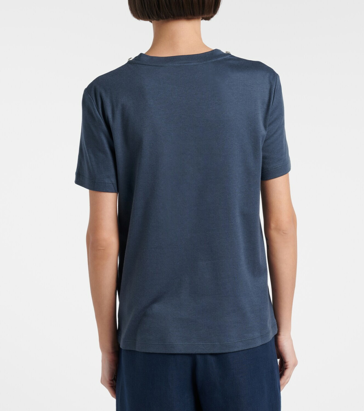 'S Max Mara Bingo embellished cotton-blend T-shirt