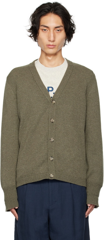 Photo: A.P.C. Green Arthur Cardigan