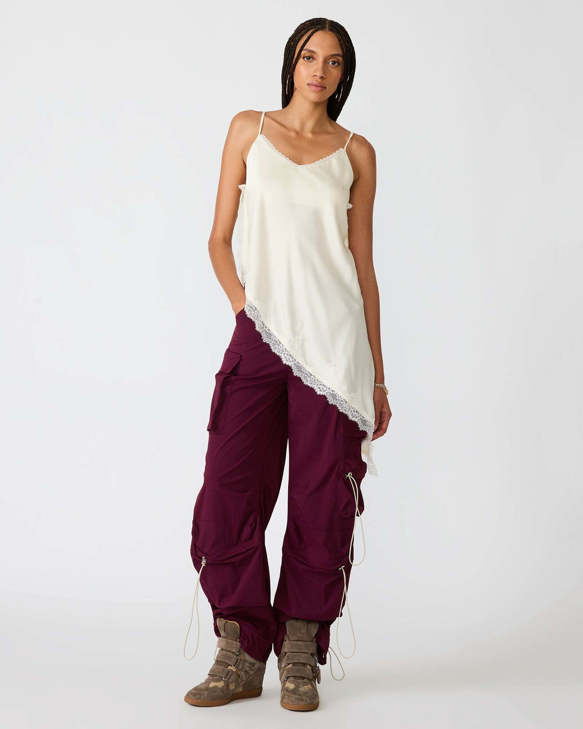 Steve Madden Margan Top in Cream