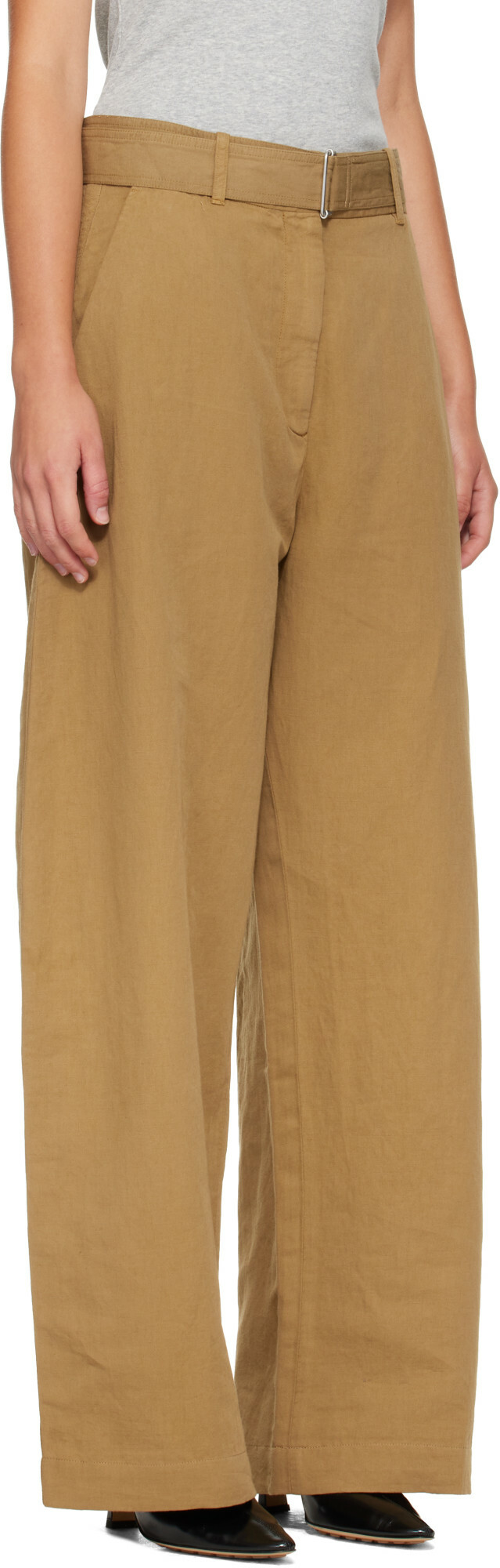 Studio Nicholson Tan Chatto Trousers