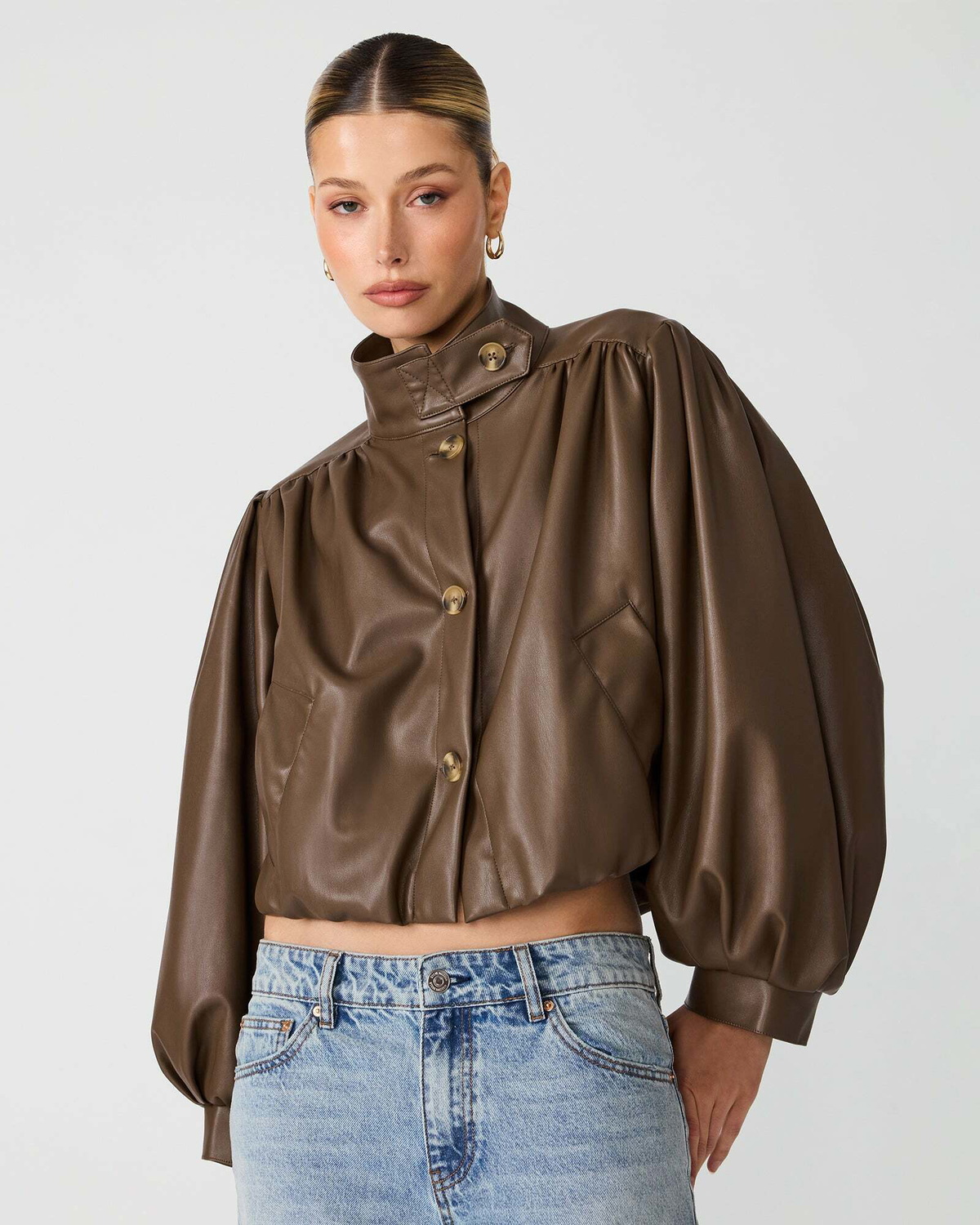 Steve Madden Deedee Jacket in Cocoa