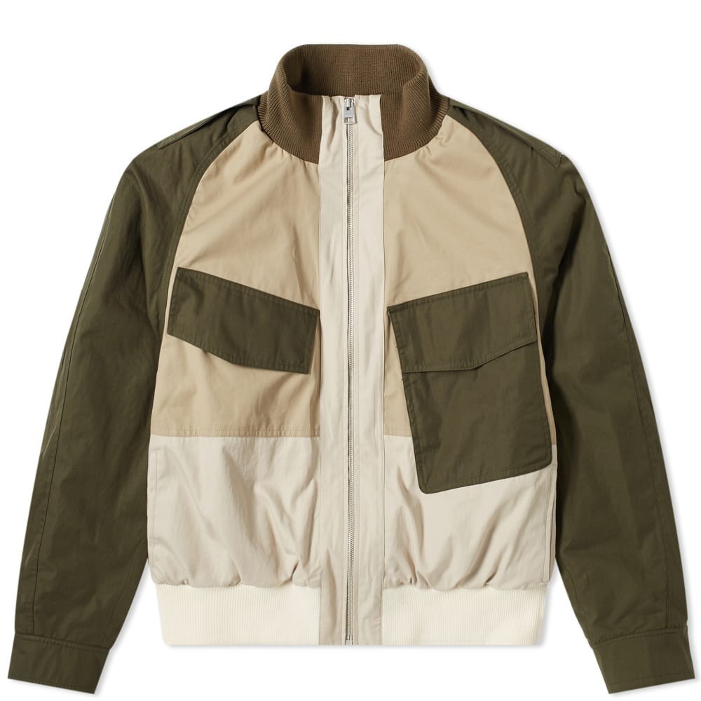 Jw anderson clearance striped bomber jacket