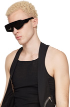 Rick Owens Black Temple Phleg Sunglasses