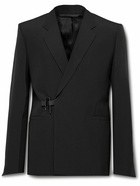 Givenchy - Slim-Fit Embellished Wool Blazer - Black
