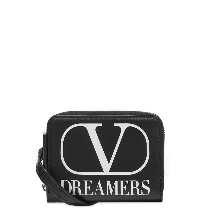 Photo: Valentino V Logo Dreamers Neck Wallet