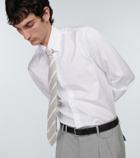 Brunello Cucinelli - Striped linen tie