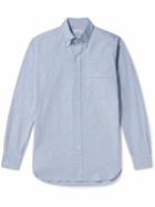 Kingsman - Button-Down Cotton Oxford Shirt - Blue