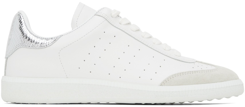 Isabel Marant White & Silver Bryce Sneakers Isabel Marant