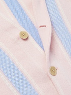Guest In Residence - Baja Everywear Striped Cashmere Cardigan - Pink