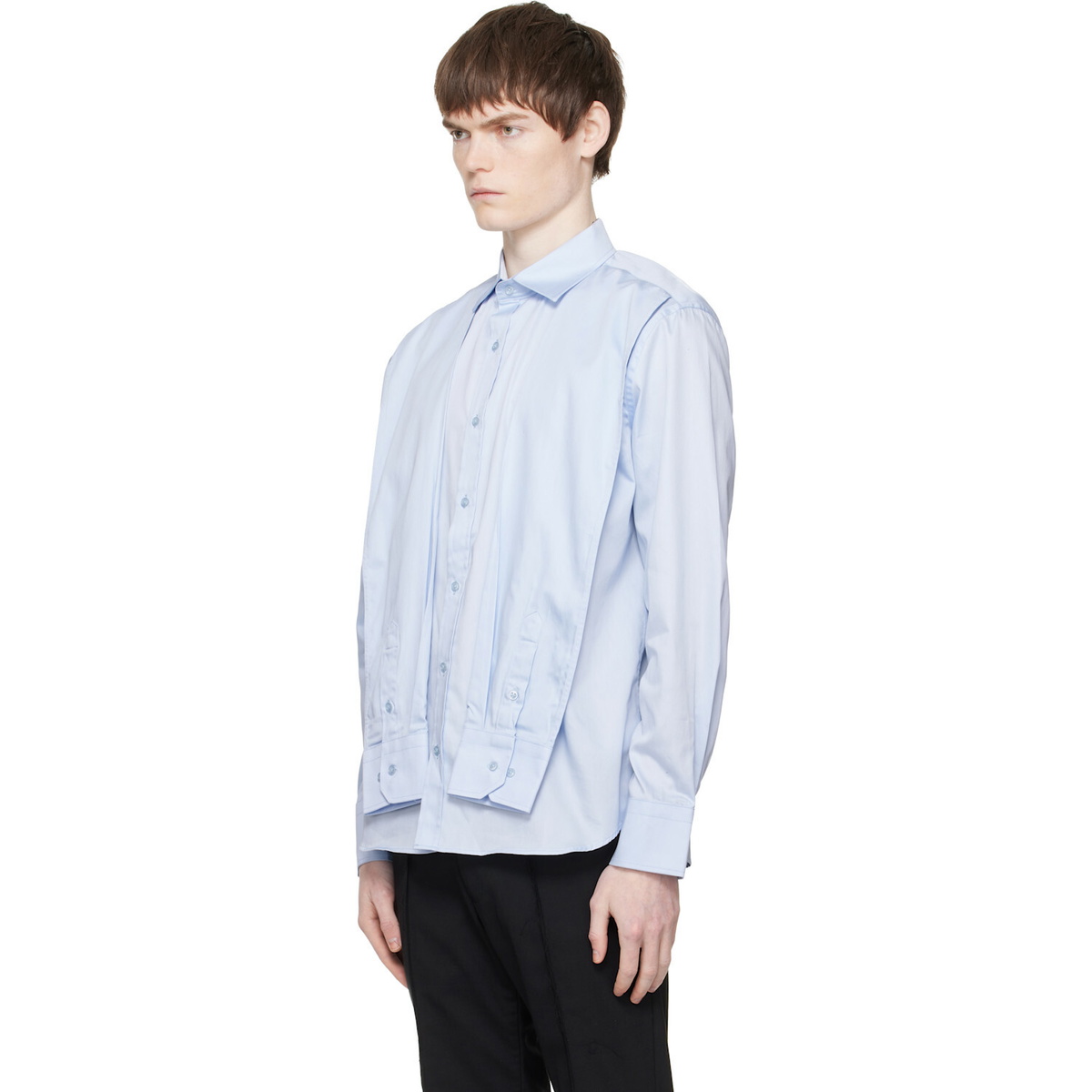 HODAKOVA Blue Sleeve Shirt