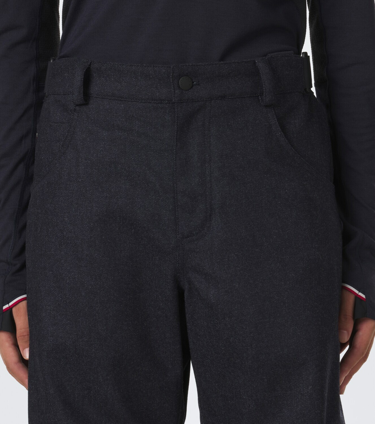 Moncler Grenoble Virgin wool ski salopettes