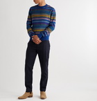 Missoni - Slim-Fit Striped Cable-Knit Wool-Blend Sweater - Multi