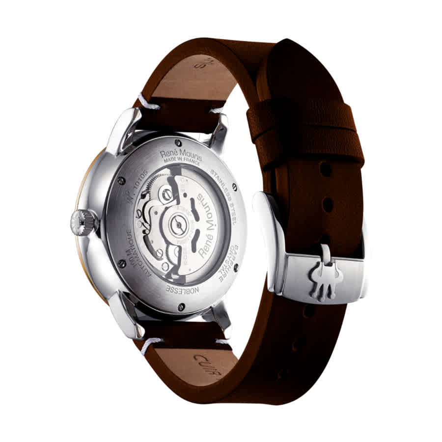 Rene Mouris Noblesse Automatic White Dial Mens Watch 10105RM3