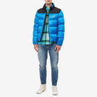 Moncler Men's Peuplier Contrast Yolk Jacket in Blue/Black