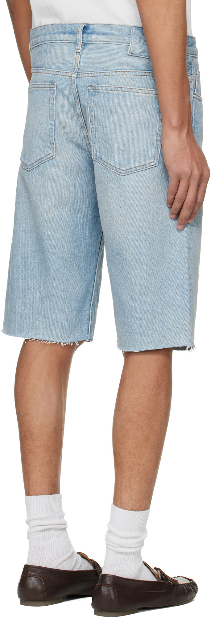 A.P.C. Blue Sam Denim Bermuda Shorts