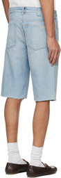 A.P.C. Blue Sam Denim Bermuda Shorts
