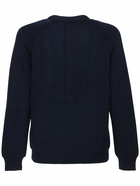 GUCCI - Gg & Web Wool Blend Knit Cardigan