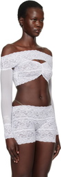 Poster Girl White Davina Lace T-shirt