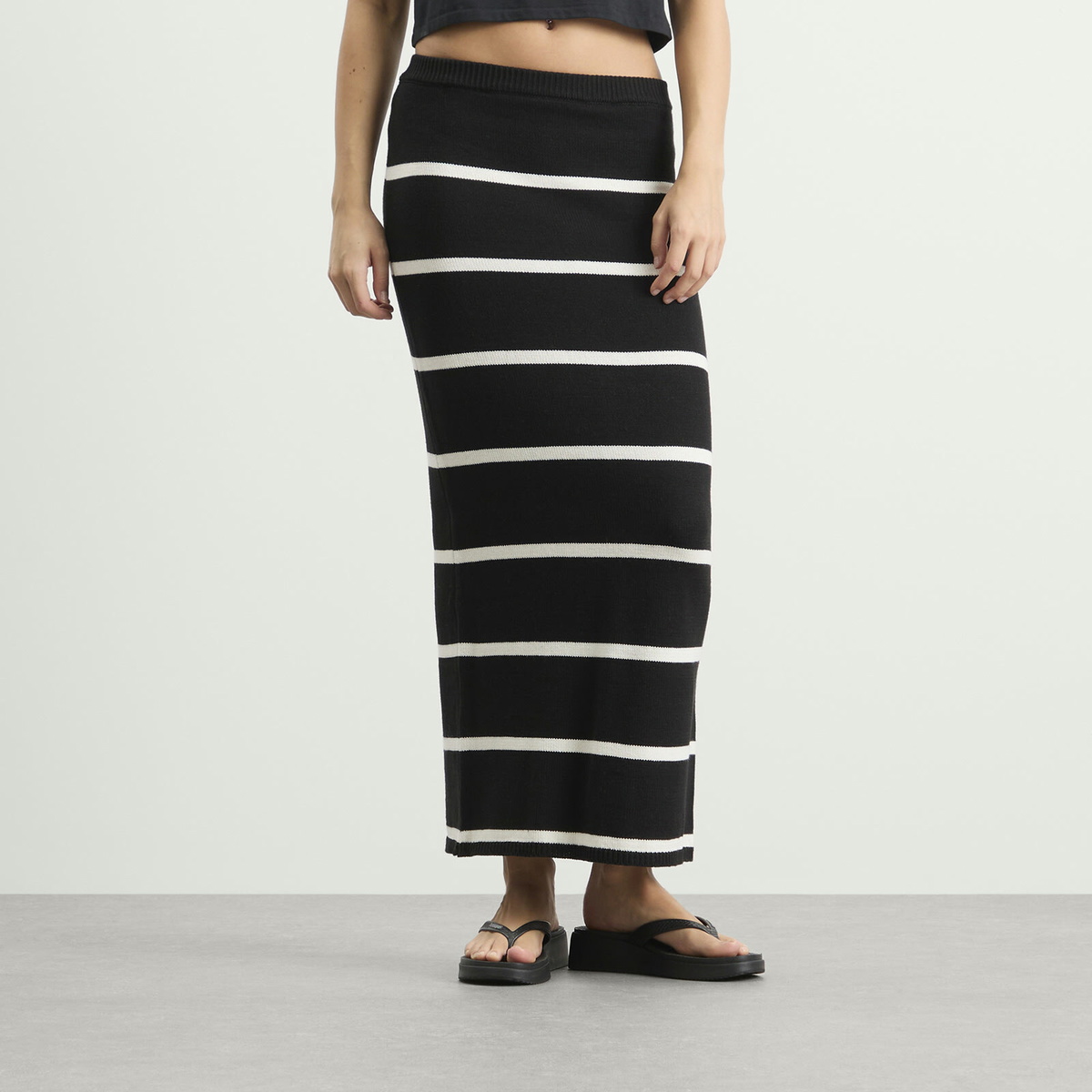4th & Reckless Women's Aisa Maxi Skirt in Stripe