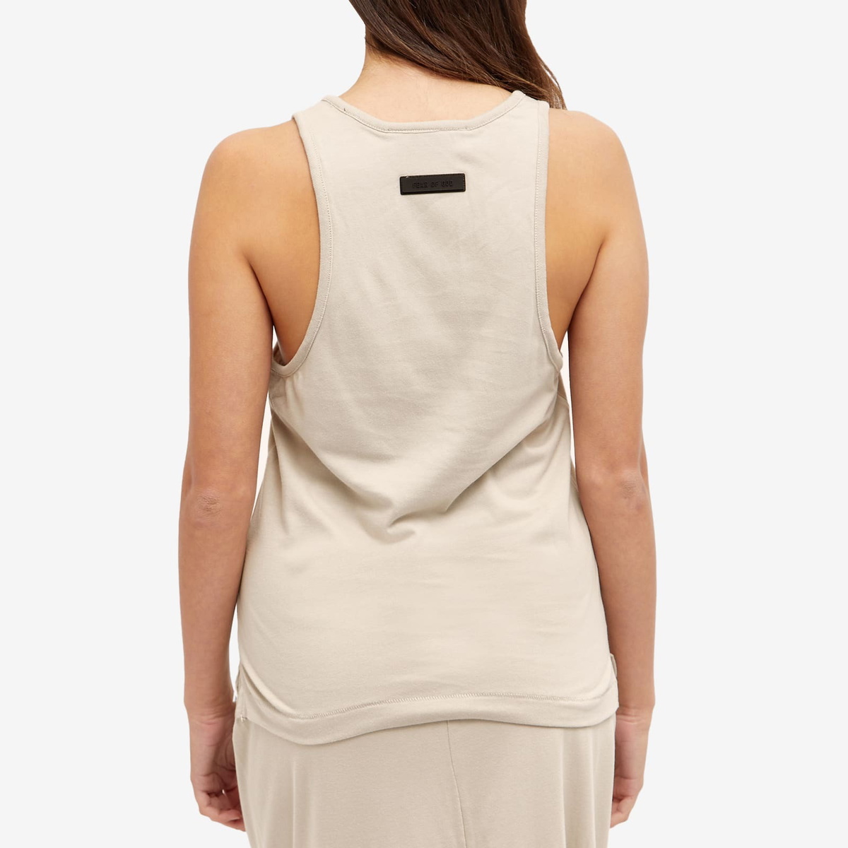 Fear of God ESSENTIALS Women's Essentials Tanktop in Silver Cloud