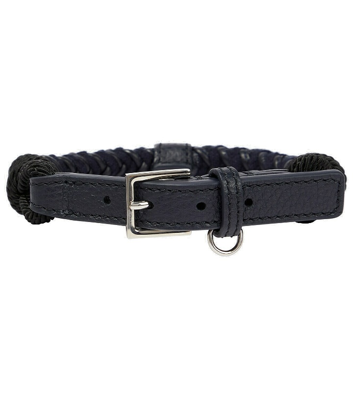 Photo: Loro Piana - Leather dog collar