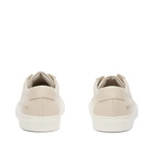 Woman by Common Projects Women's Nubuck Leather Achilles Trainers Sneakers in Off White