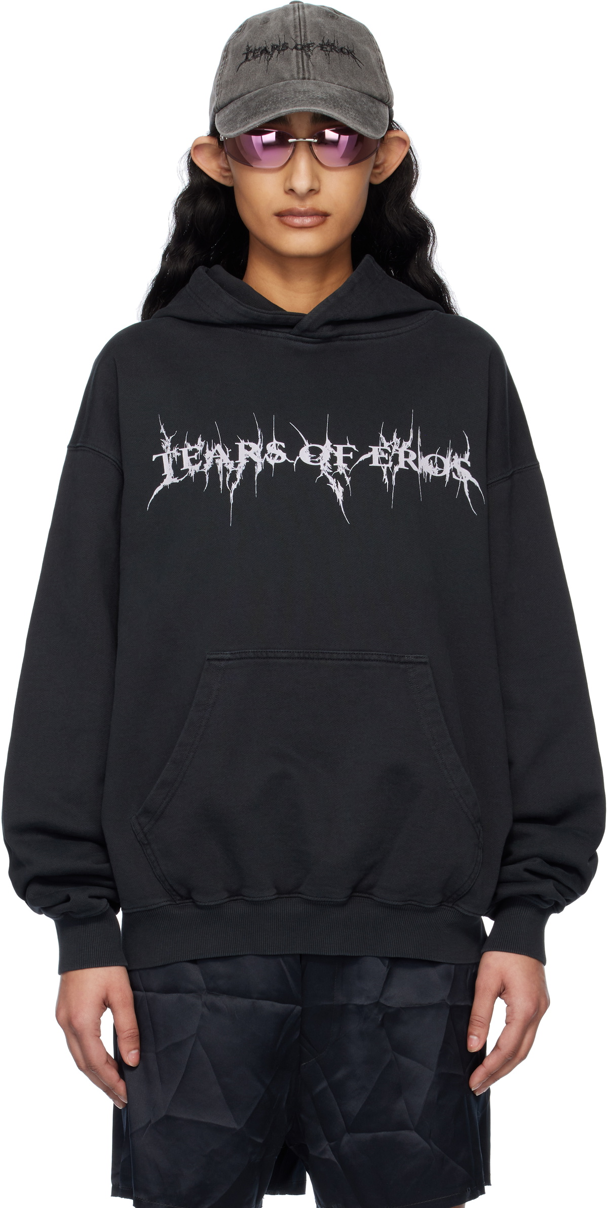 Liza Keane Black 'Tears of Eros' Hoodie