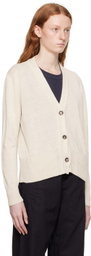 Margaret Howell Off-White Oversized Cardigan
