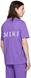 AMIRI Purple 'M.A.' T-Shirt