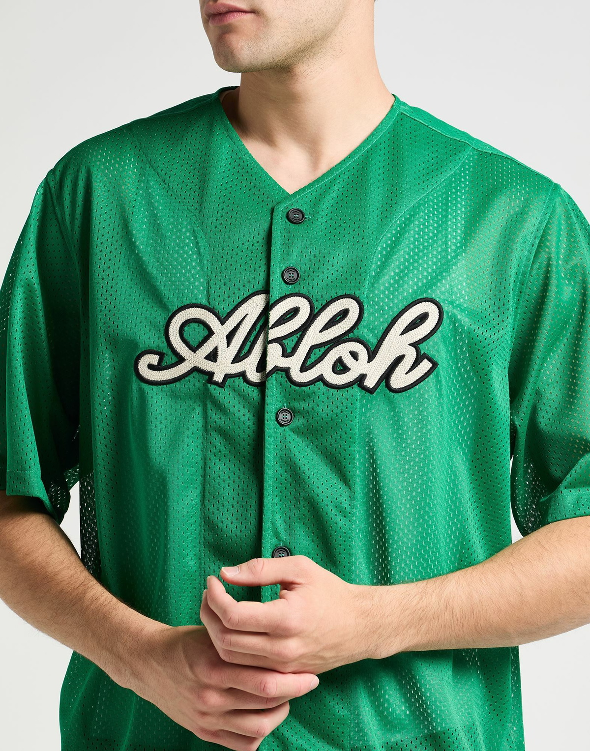 Off-white Mens Shirt Emerald in Green