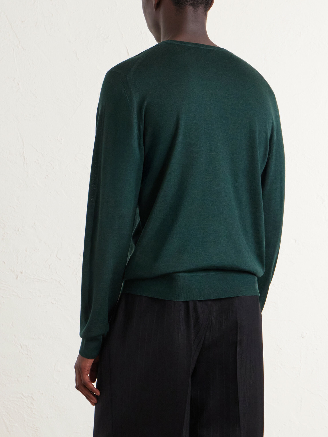 TOM FORD - Cashmere and Silk-Blend Sweater - Green
