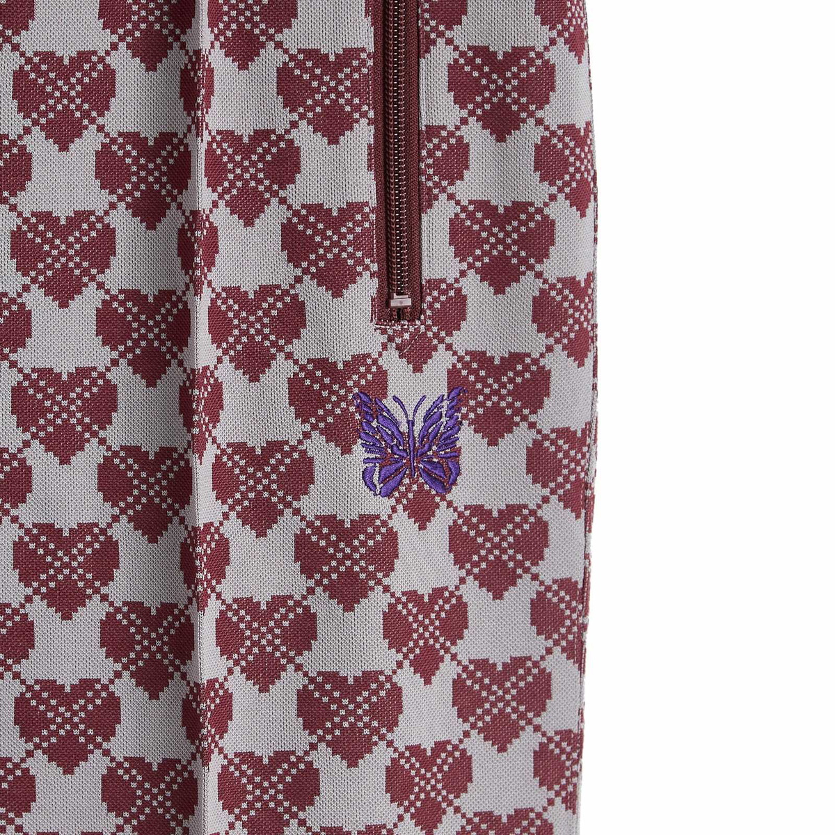 Needles Poly Jacquard Track Pant in Heart