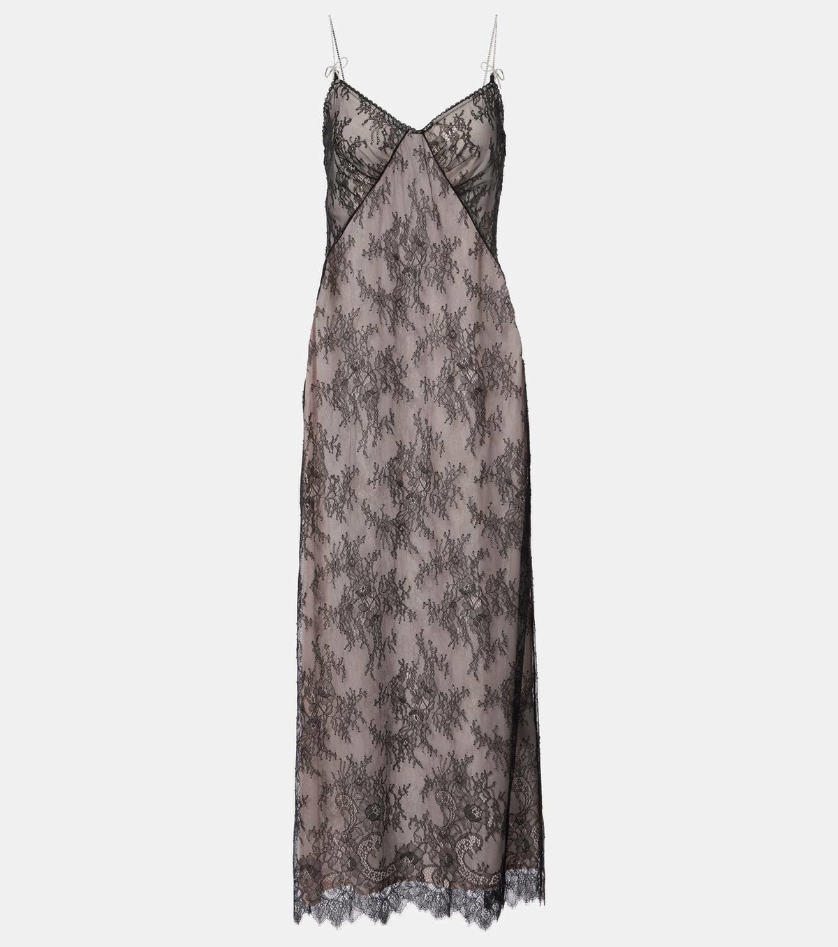 Blumarine Rebrodé lace midi dress