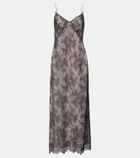 Blumarine Rebrodé lace midi dress