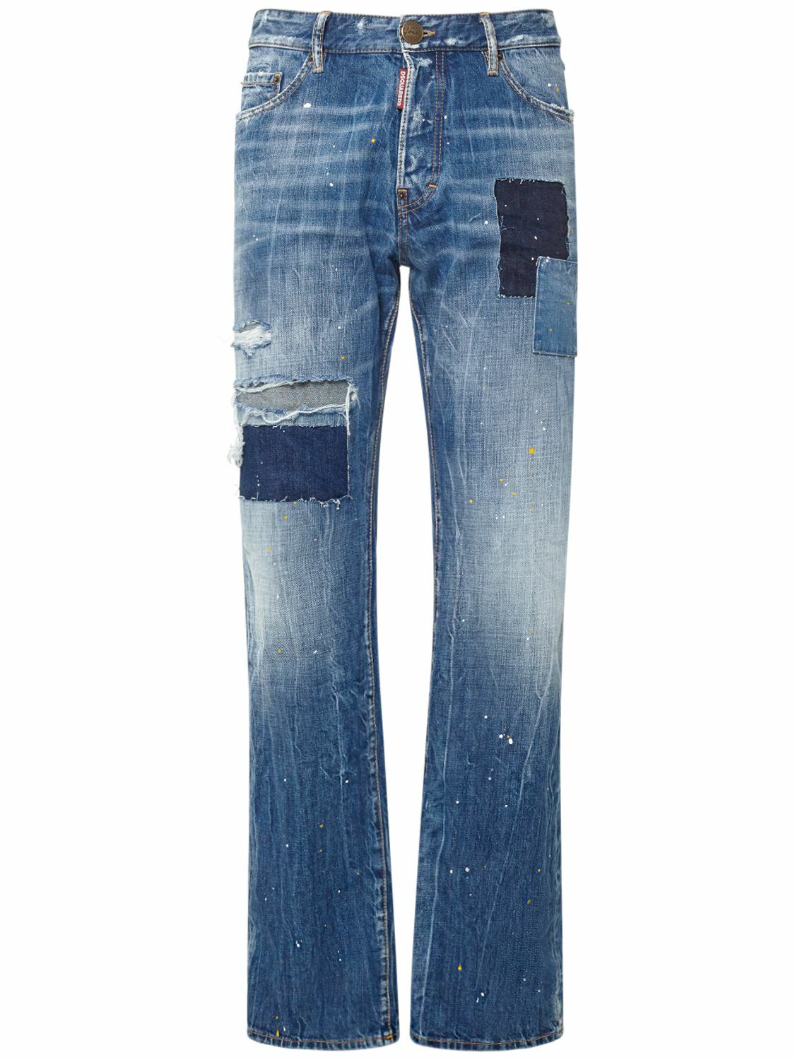 DSQUARED2 - Roadie Cotton Denim Jeans Dsquared2