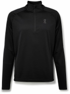 ON - Climate Stretch Recycled-Jersey Half-Zip Top - Black