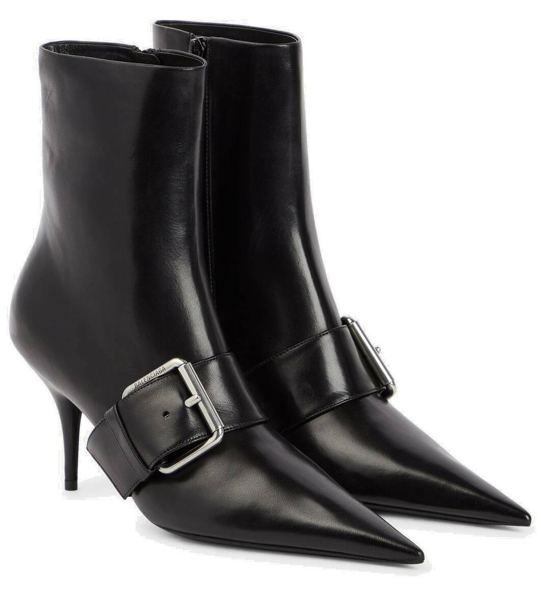 【関税＆送料込み】Balenciaga Leather Ankle Boots Balenciaga Boots Size 40. 5 EU