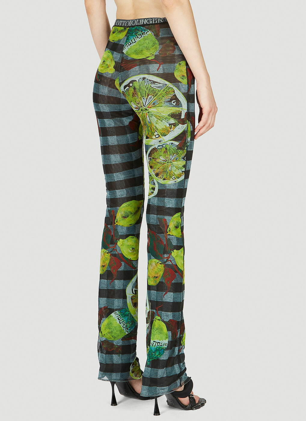 パンツ OTTOLINGER Women Pants 10520080601 GRN GREEN Green Wrap Lounge Pants by Ottolinger on Sale
