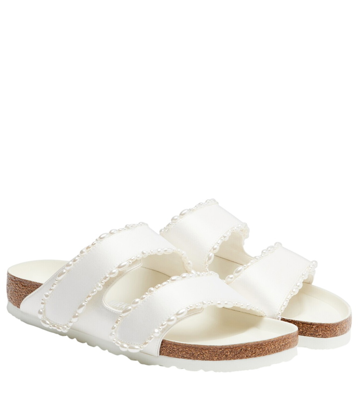 Photo: Birkenstock 1774 Arizona embellished satin sandals