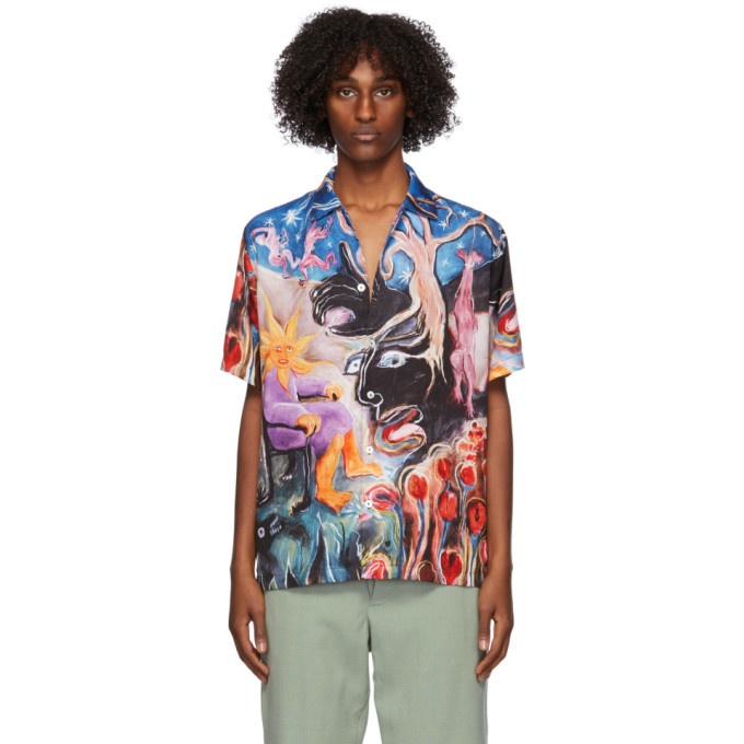 Photo: Endless Joy Multicolor Expanding Man Short Sleeve Shirt