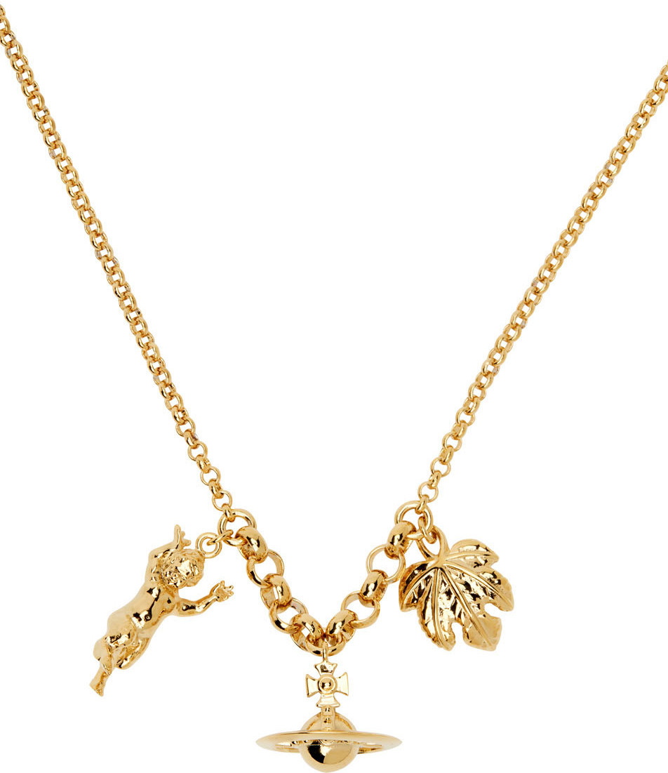Vivienne Westwood: Gold Orietta Pendant Necklace