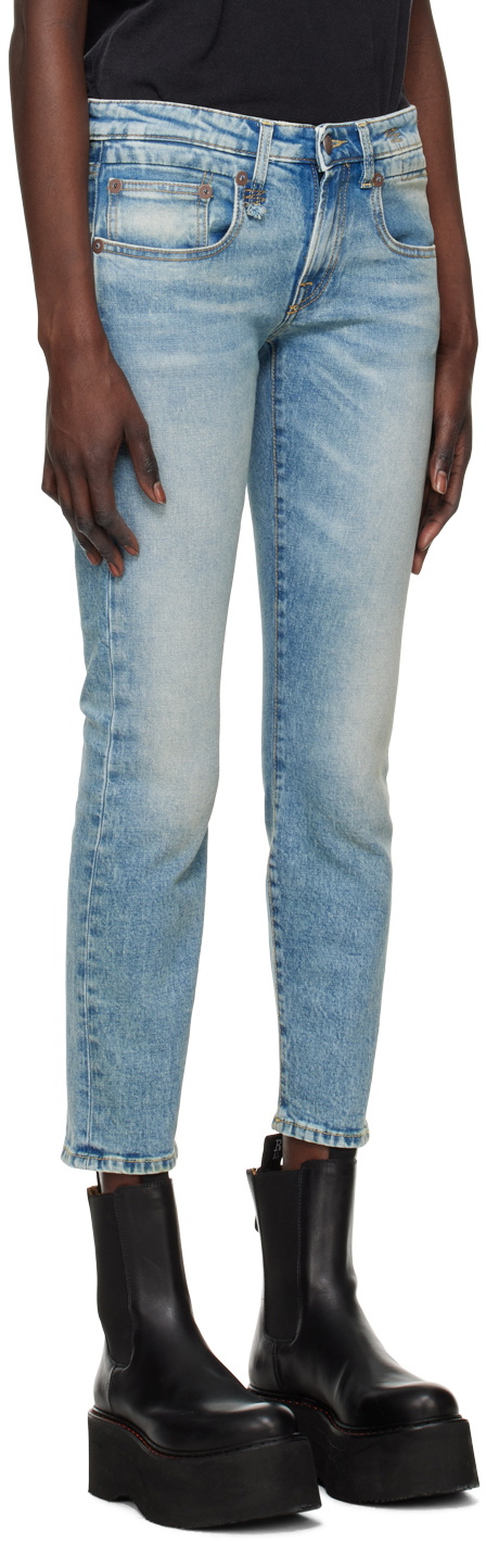 R13 Blue Boy Skinny Jeans R13