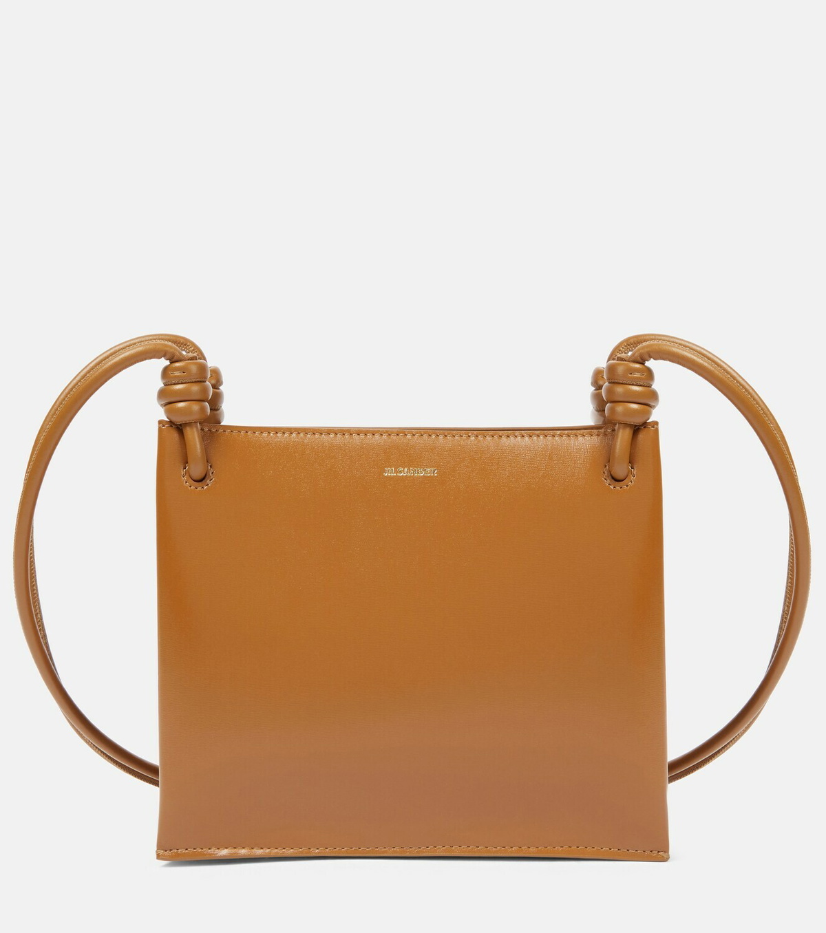 【JIL SANDER】Logo Leather Small Crossbody bag Latte Jil Sander - Small leather crossbody bag Jil Sander