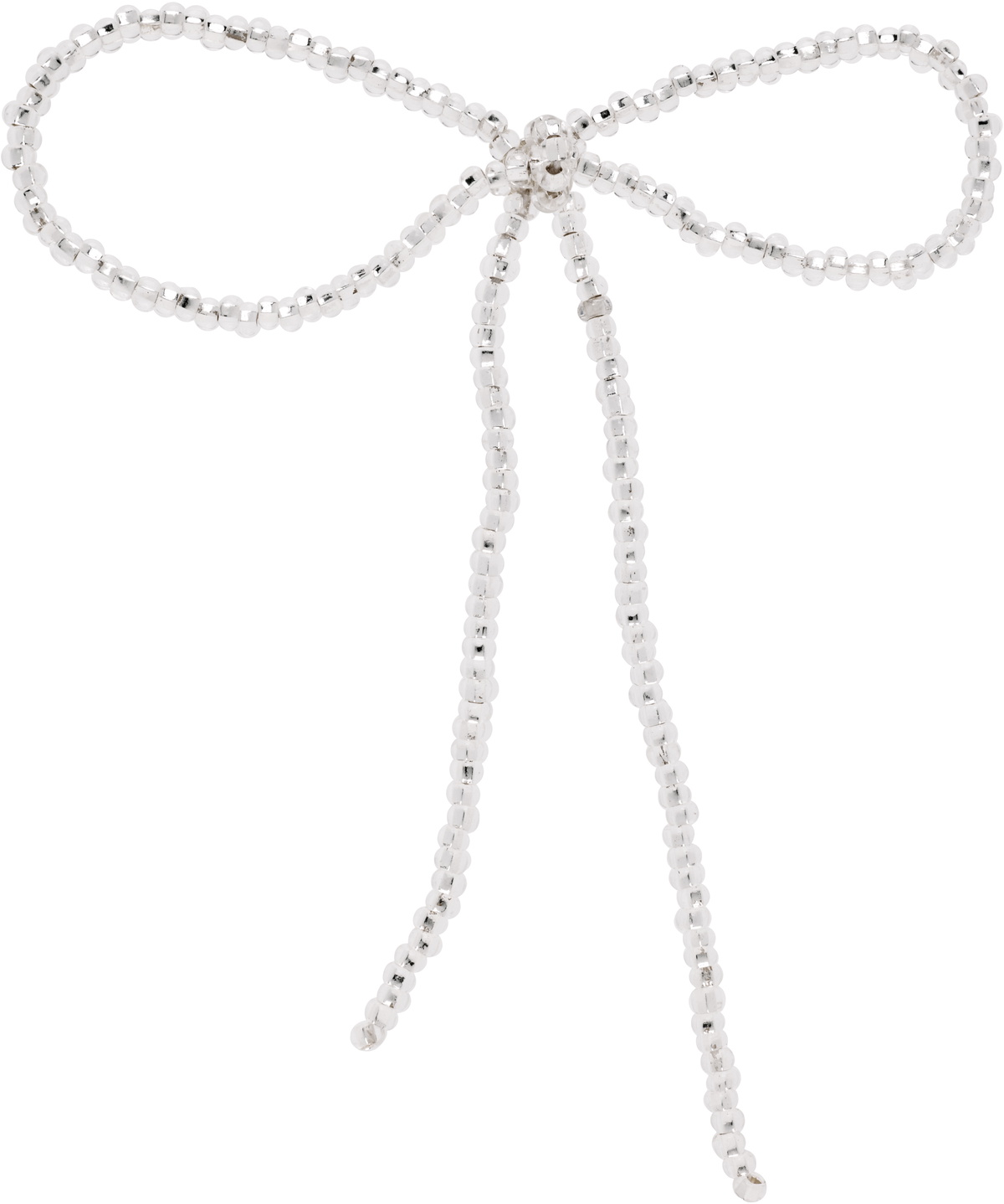 Pura Utz Sad Bow Ear Stick Single Earring