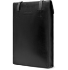 Our Legacy - Leather and Latex Messenger Bag - Black